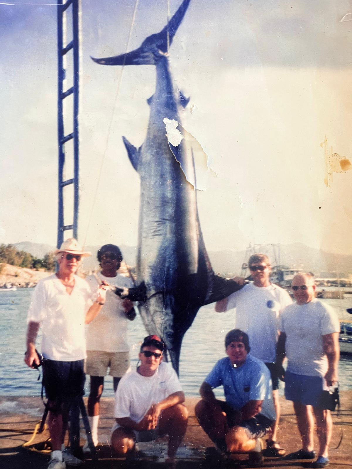 We caught this one at Gordo Bank Cabo San Lucas, Mexico using live bait tuna in 4 hours with 950 Sport Fishing ----